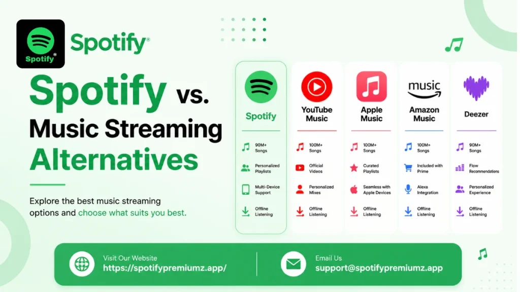 Spotify vs. Music Streaming Alternatives
