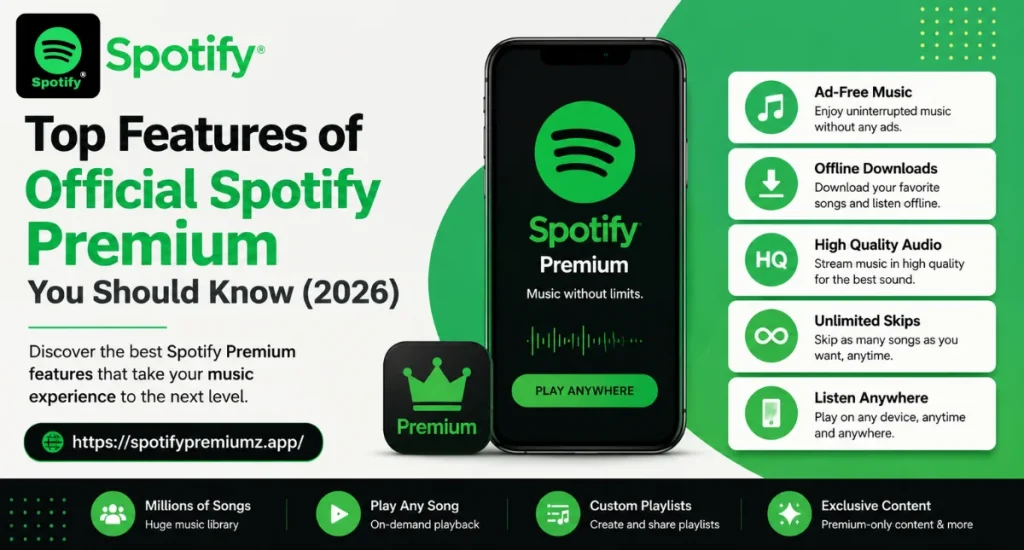 Top Features of  Spotify Premium APK